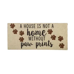 A House is Not a Home Without Paw Prints Sassafras Switch Mat