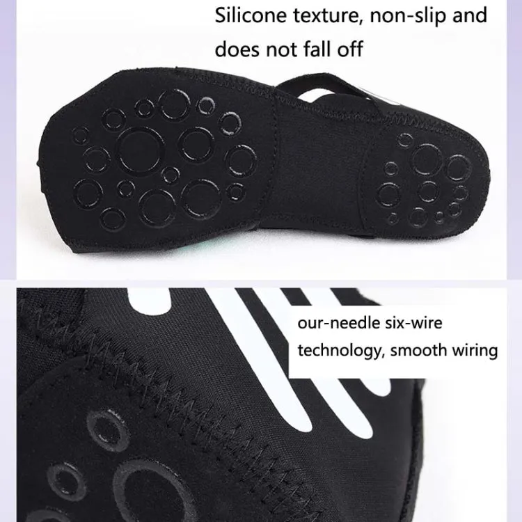 A Pair Fitness Soft-Soled Lightweight Non-Slip Yoga Shoes Five-Finger Dance Shoes, Size: 37 / 38(Black)