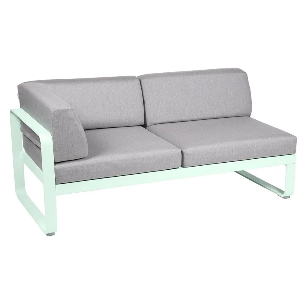 BELLEVIE 2-SEATER LEFT CORNER MODULE-FLANNEL GREY CUSHION