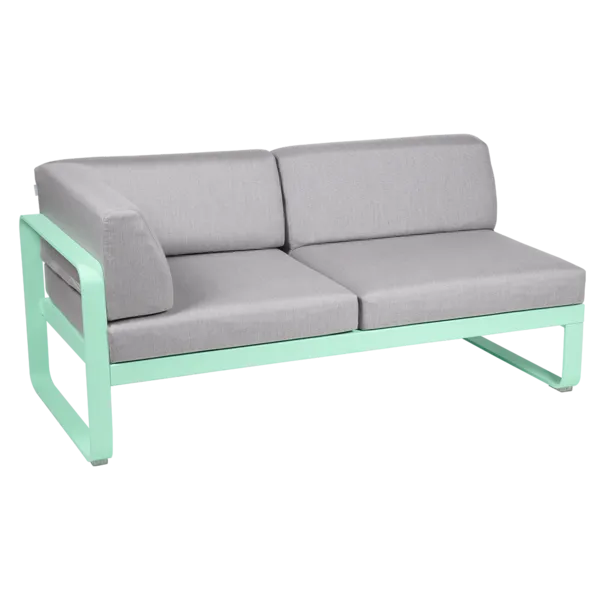 BELLEVIE 2-SEATER LEFT CORNER MODULE-FLANNEL GREY CUSHION