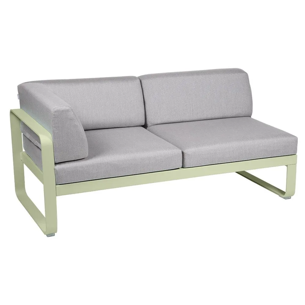 BELLEVIE 2-SEATER LEFT CORNER MODULE-FLANNEL GREY CUSHION
