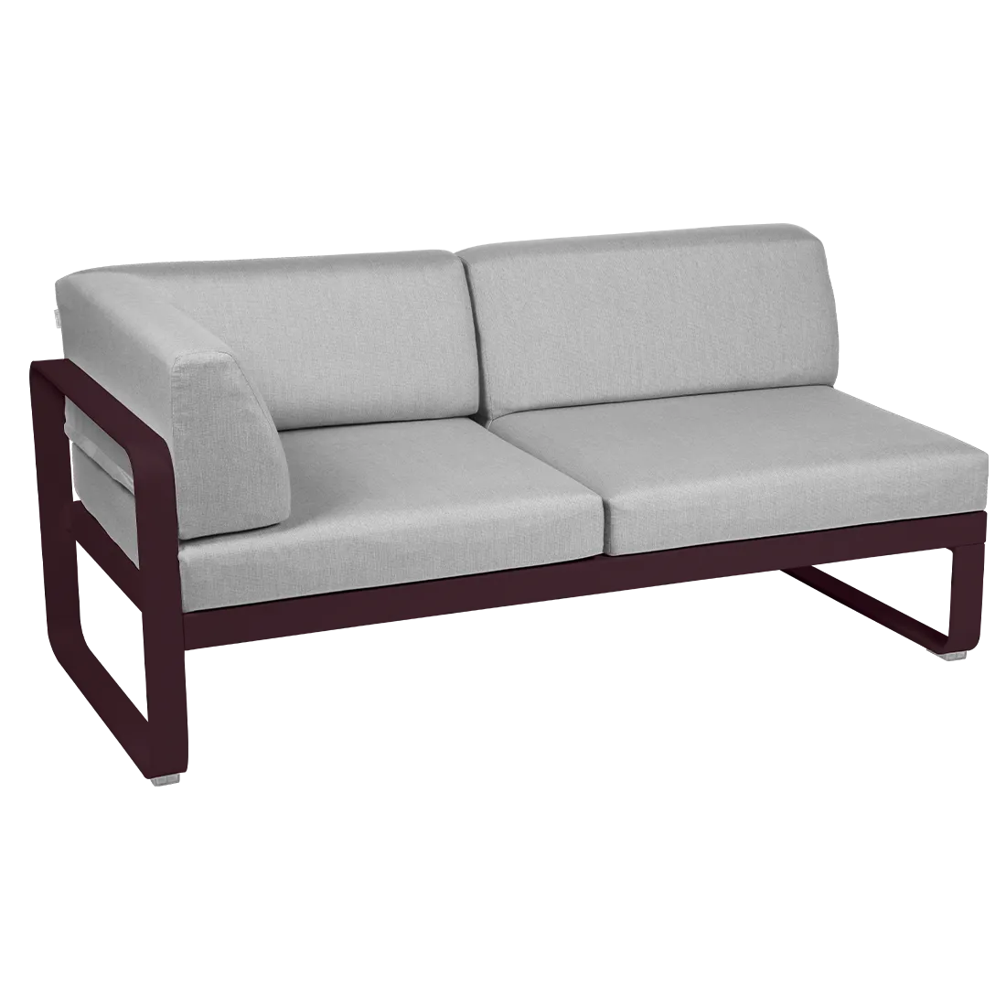 BELLEVIE 2-SEATER LEFT CORNER MODULE-FLANNEL GREY CUSHION