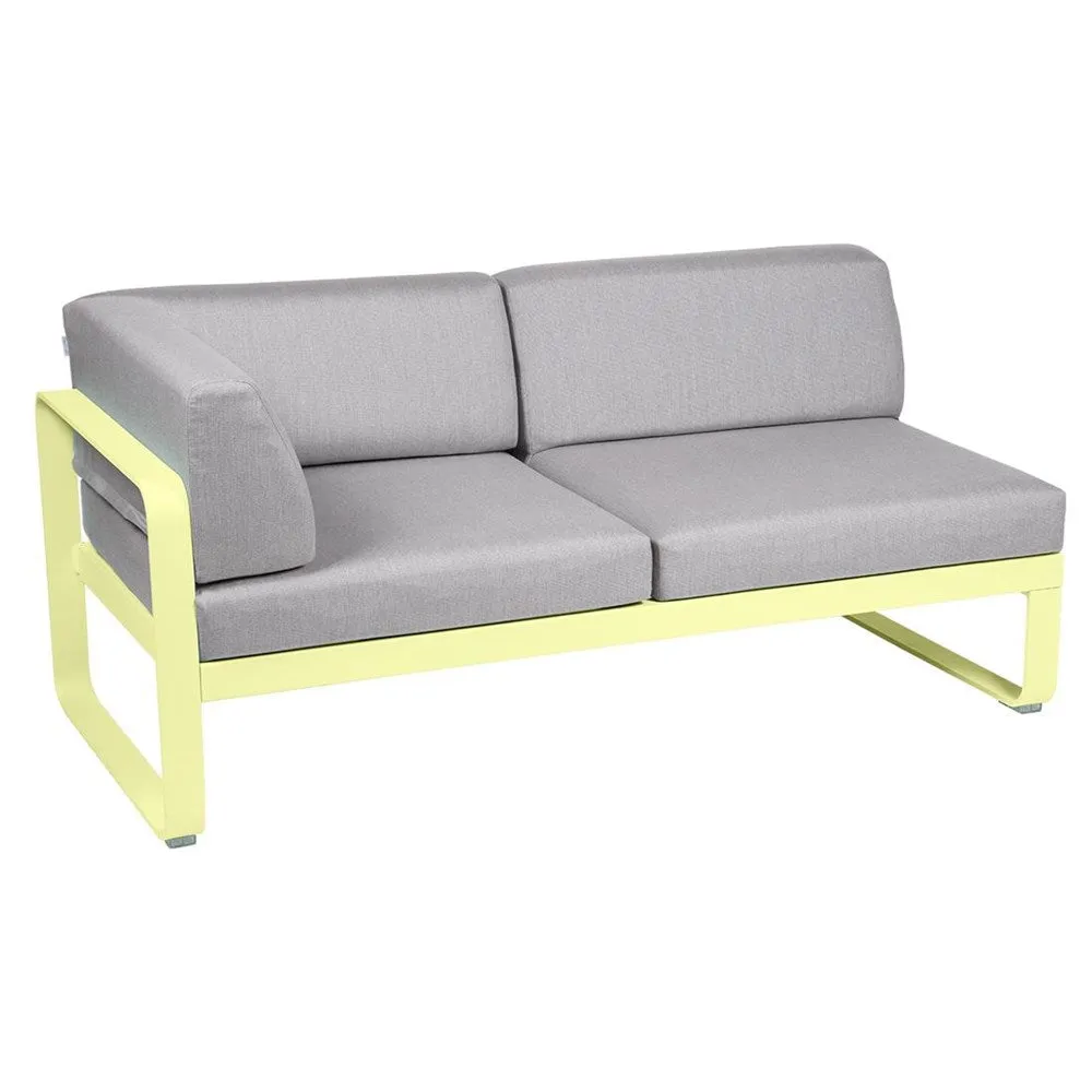 BELLEVIE 2-SEATER LEFT CORNER MODULE-FLANNEL GREY CUSHION