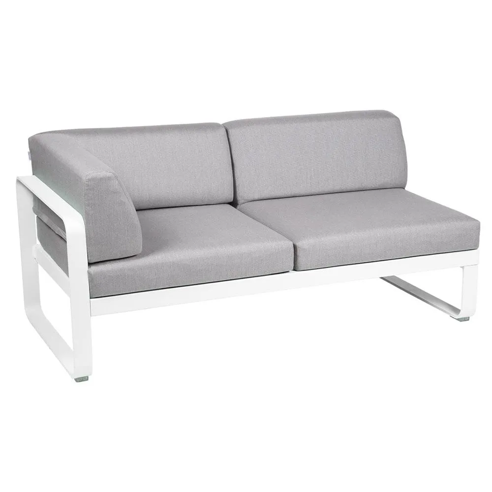 BELLEVIE 2-SEATER LEFT CORNER MODULE-FLANNEL GREY CUSHION
