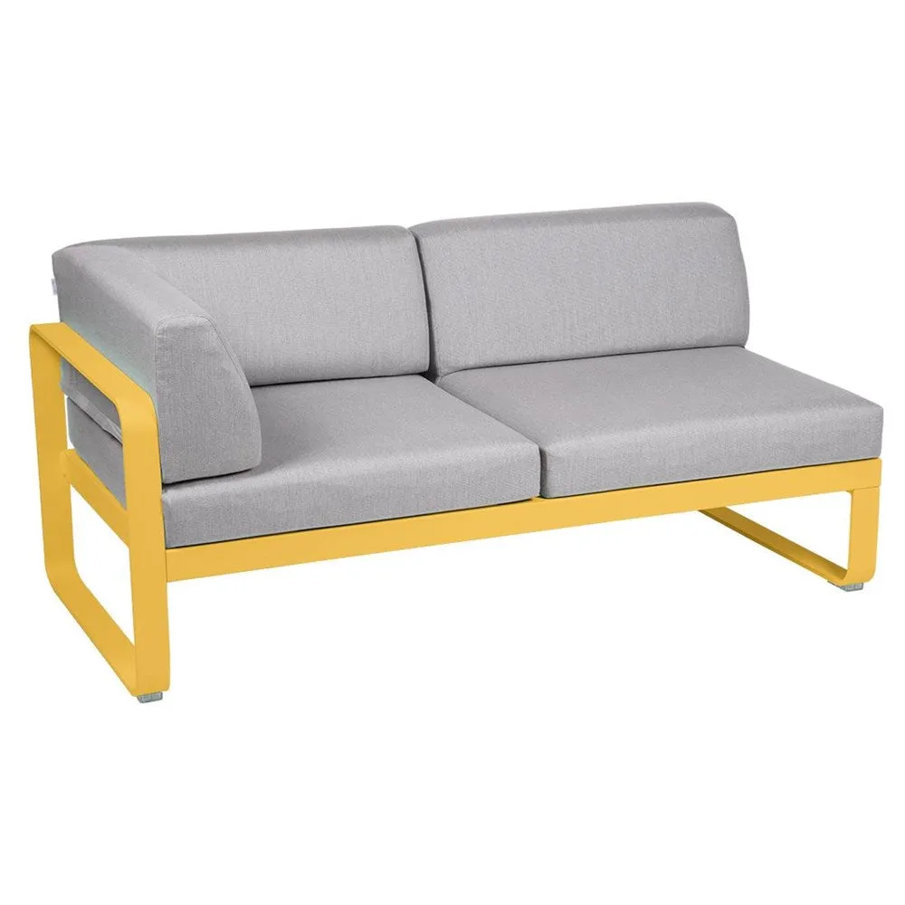 BELLEVIE 2-SEATER LEFT CORNER MODULE-FLANNEL GREY CUSHION