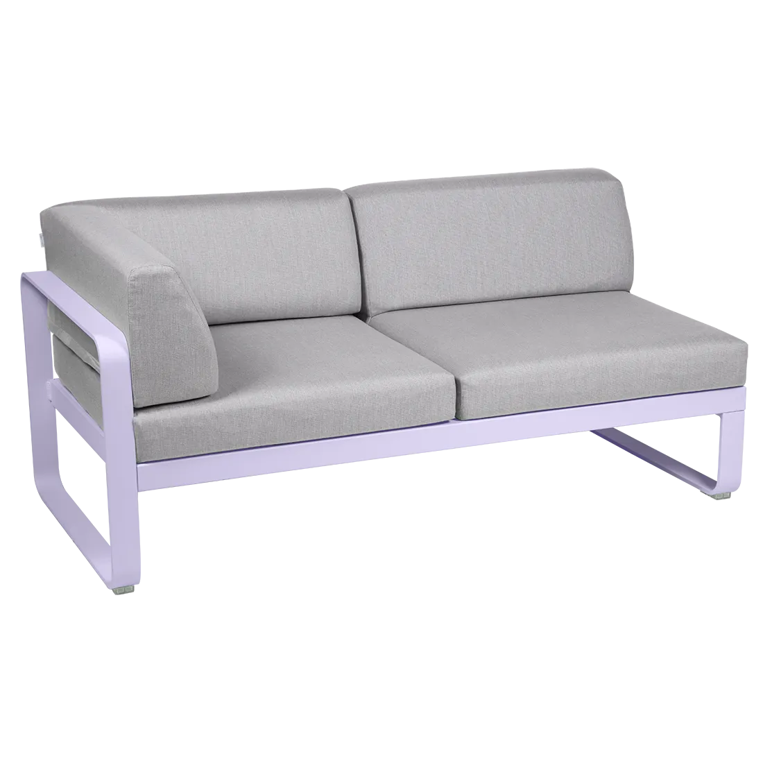 BELLEVIE 2-SEATER LEFT CORNER MODULE-FLANNEL GREY CUSHION