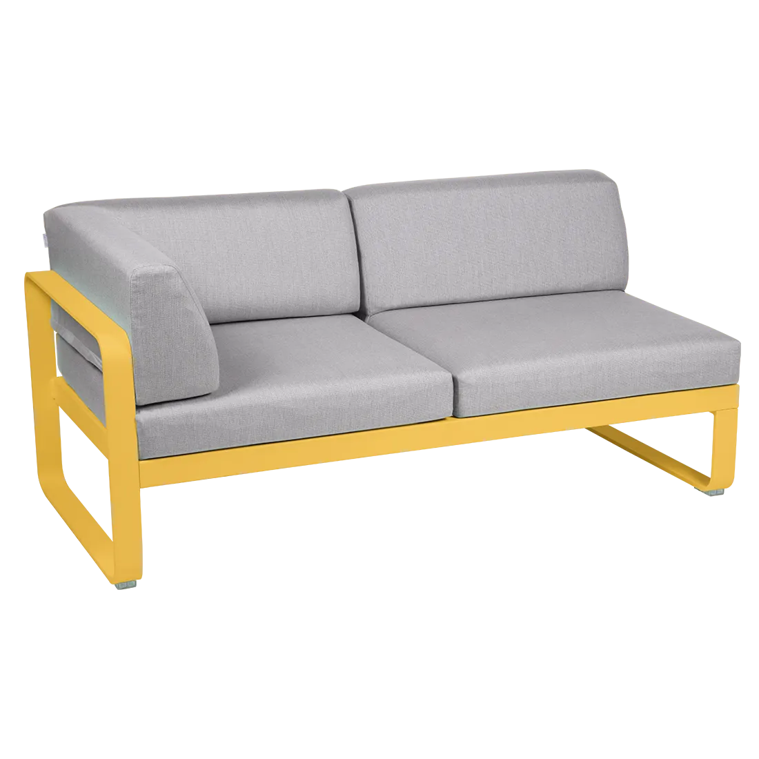 BELLEVIE 2-SEATER LEFT CORNER MODULE-FLANNEL GREY CUSHION
