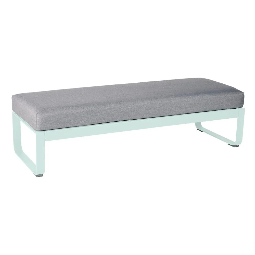 BELLEVIE 2-SEATER OTTOMAN-FLANNEL GREY CUSHION