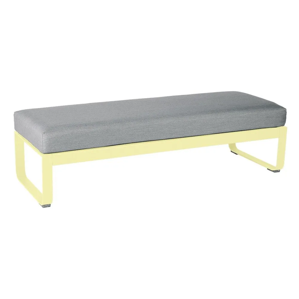 BELLEVIE 2-SEATER OTTOMAN-FLANNEL GREY CUSHION