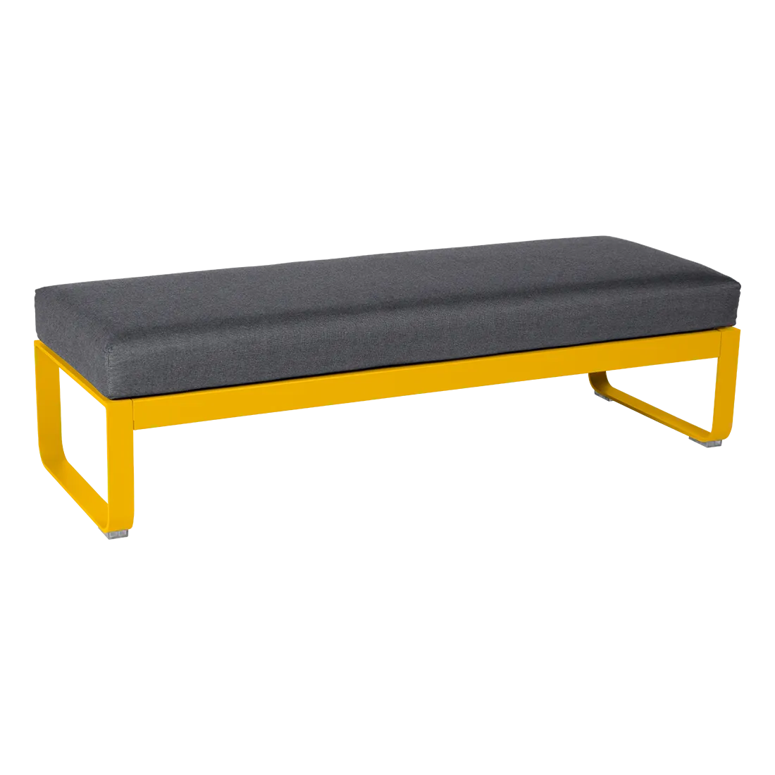 BELLEVIE 2-SEATER OTTOMAN-GRAPHITE GREY CUSHION