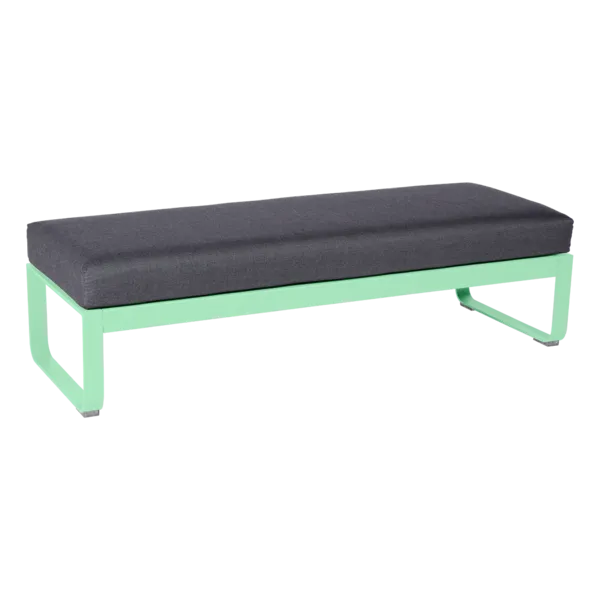 BELLEVIE 2-SEATER OTTOMAN-GRAPHITE GREY CUSHION