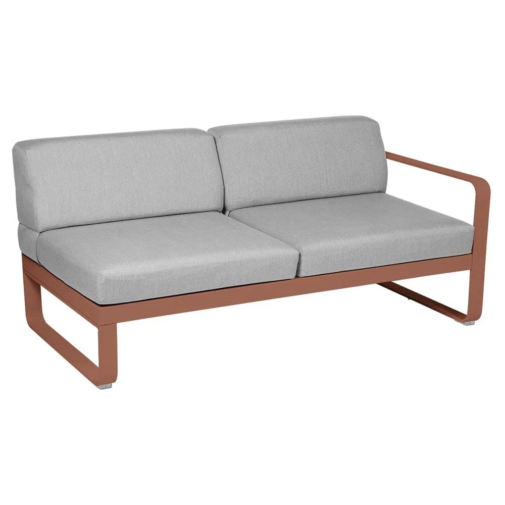 BELLEVIE 2-SEATER RIGHT MODULE-FLANNEL GREY CUSHION
