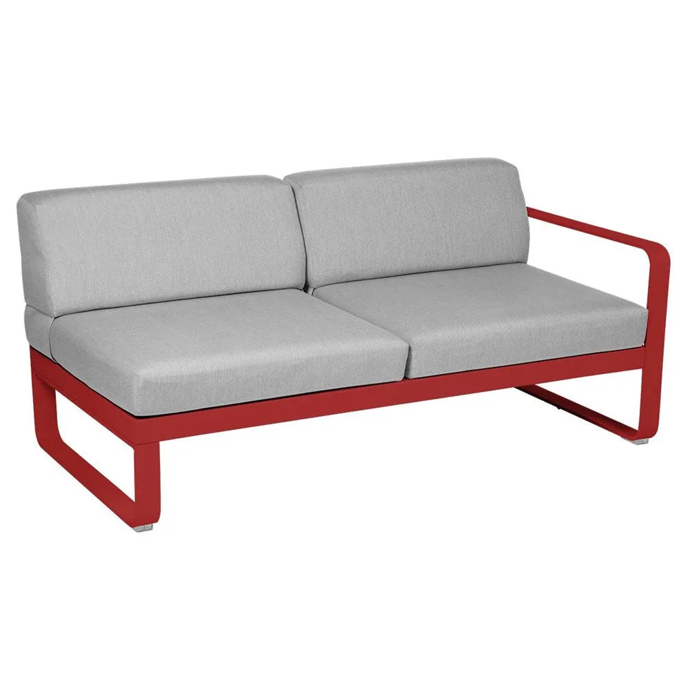 BELLEVIE 2-SEATER RIGHT MODULE-FLANNEL GREY CUSHION
