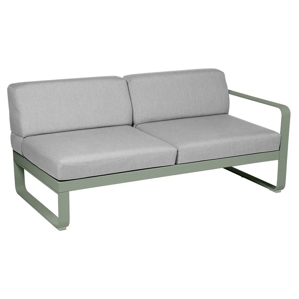 BELLEVIE 2-SEATER RIGHT MODULE-FLANNEL GREY CUSHION