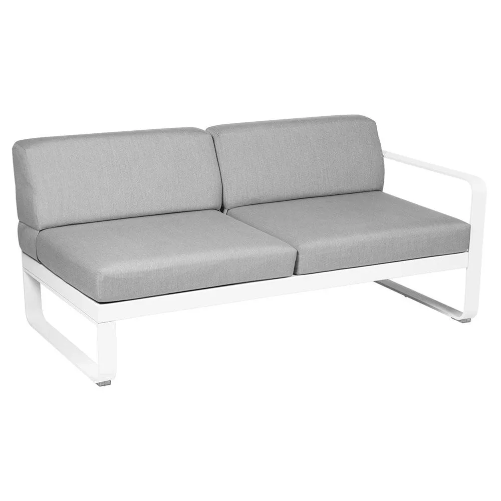 BELLEVIE 2-SEATER RIGHT MODULE-FLANNEL GREY CUSHION