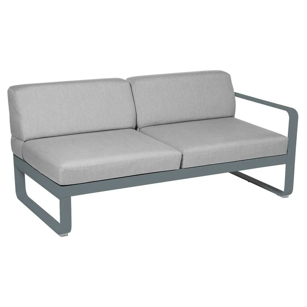 BELLEVIE 2-SEATER RIGHT MODULE-FLANNEL GREY CUSHION