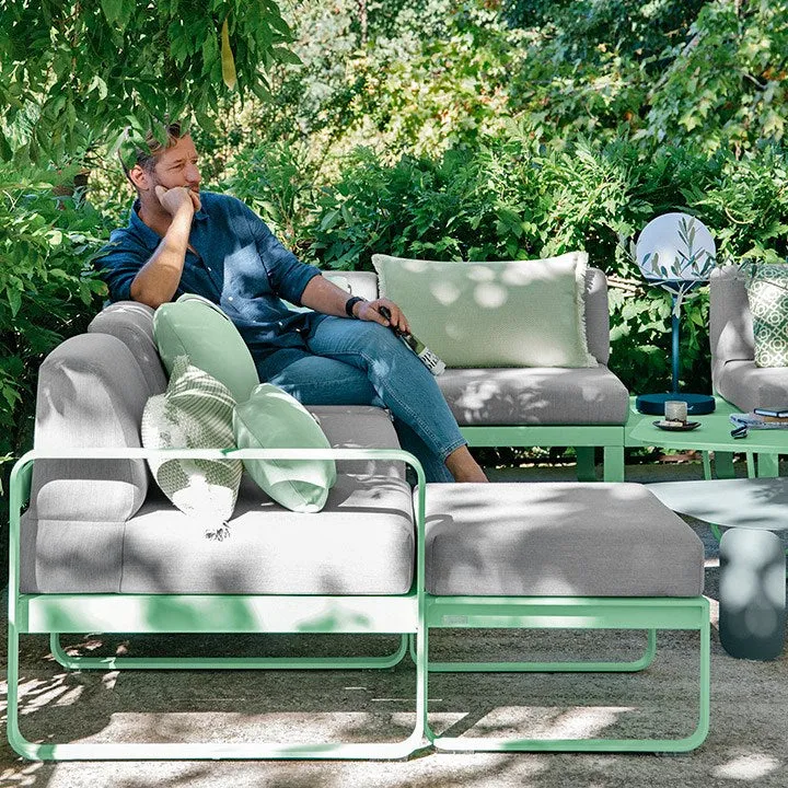 BELLEVIE 2-SEATER RIGHT MODULE-FLANNEL GREY CUSHION