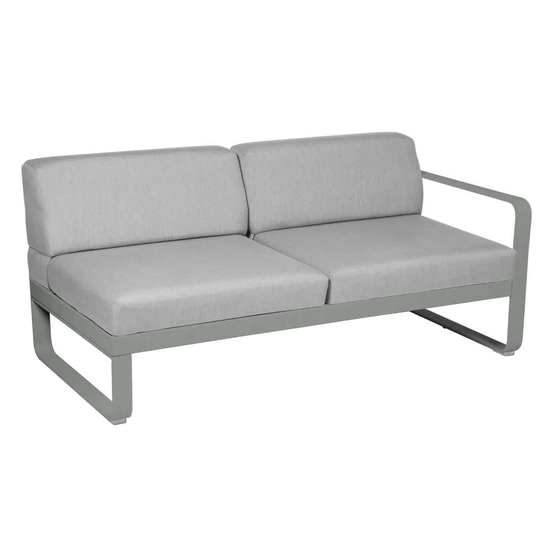 BELLEVIE 2-SEATER RIGHT MODULE-FLANNEL GREY CUSHION