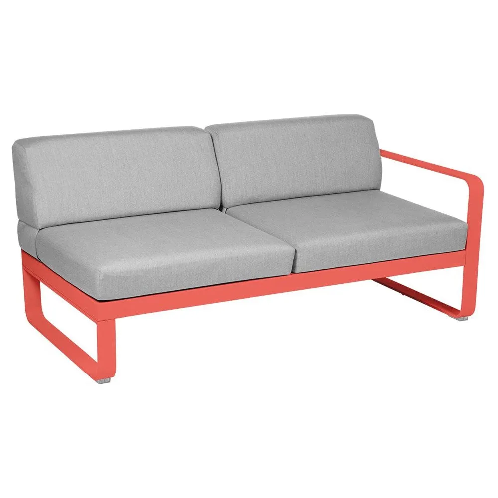 BELLEVIE 2-SEATER RIGHT MODULE-FLANNEL GREY CUSHION