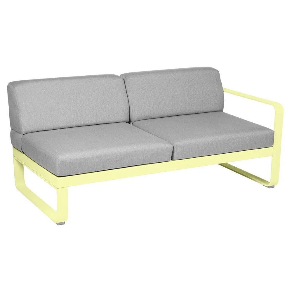 BELLEVIE 2-SEATER RIGHT MODULE-FLANNEL GREY CUSHION
