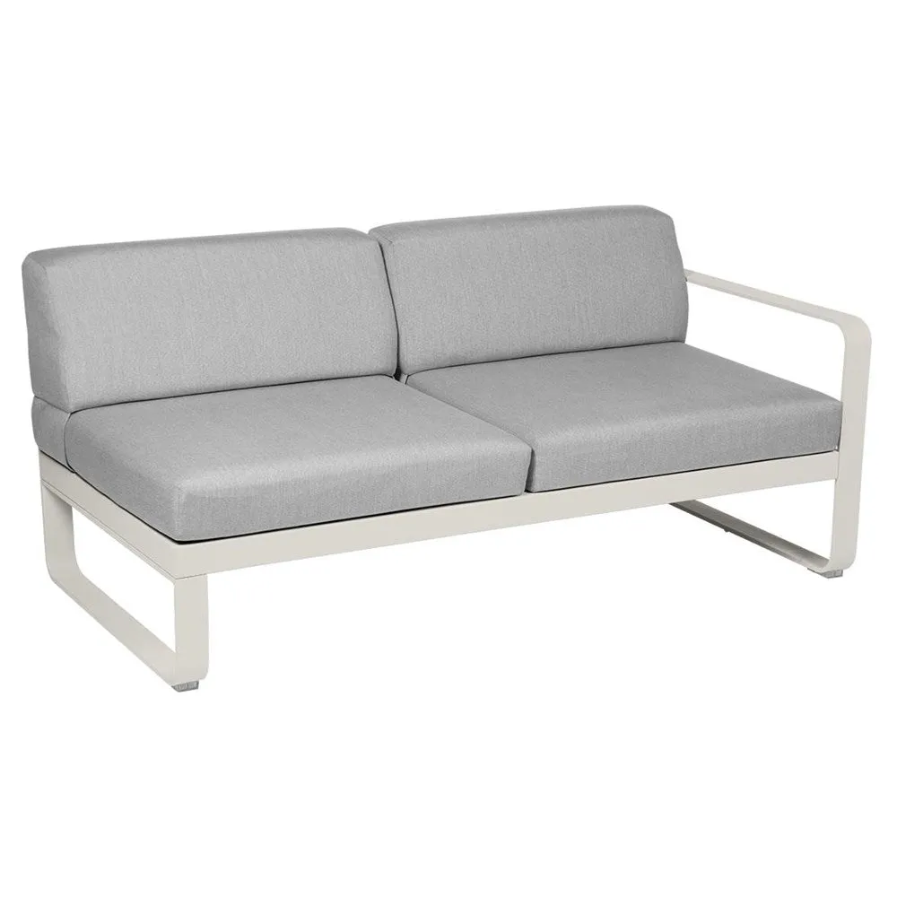 BELLEVIE 2-SEATER RIGHT MODULE-FLANNEL GREY CUSHION