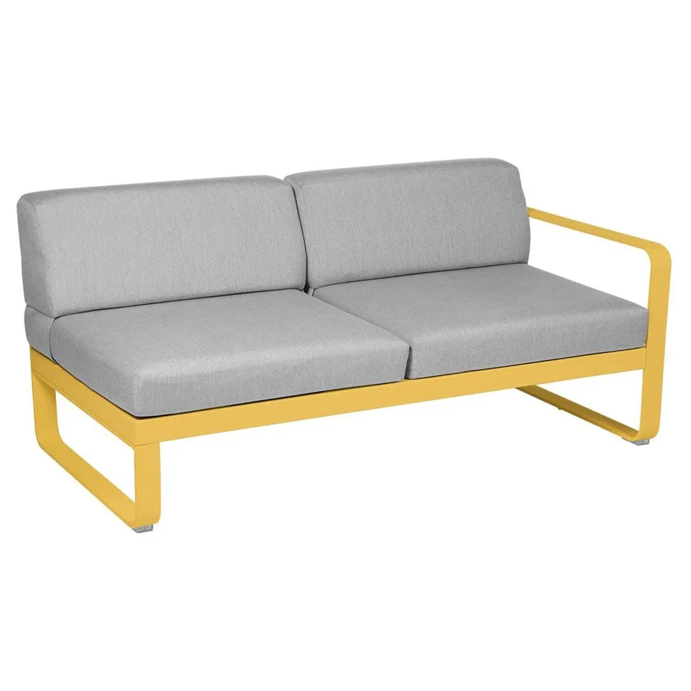 BELLEVIE 2-SEATER RIGHT MODULE-FLANNEL GREY CUSHION