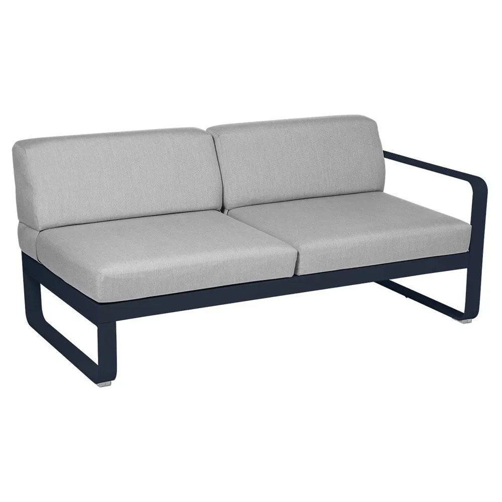 BELLEVIE 2-SEATER RIGHT MODULE-FLANNEL GREY CUSHION