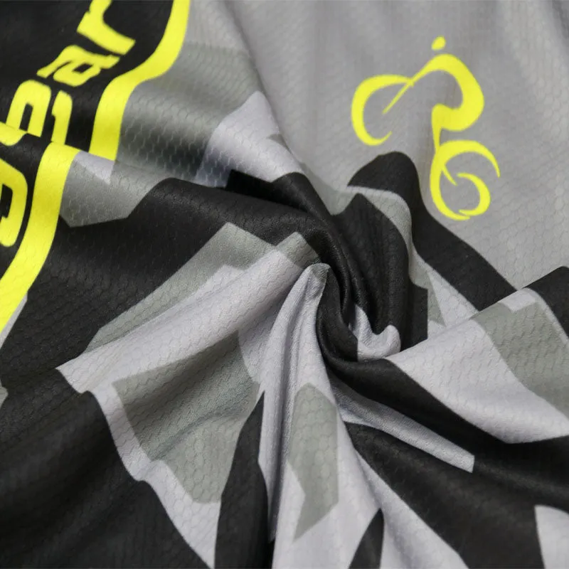 CAIA RURAL Green Retro Long Sleeves Jersey