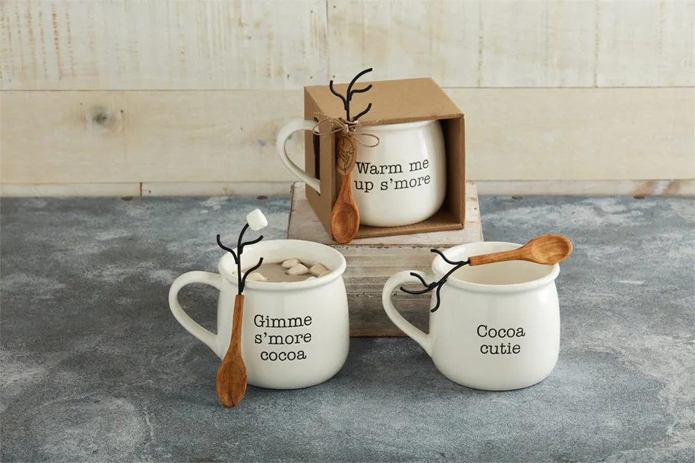 Cocoa Cutie Mug Set by Mud Pie