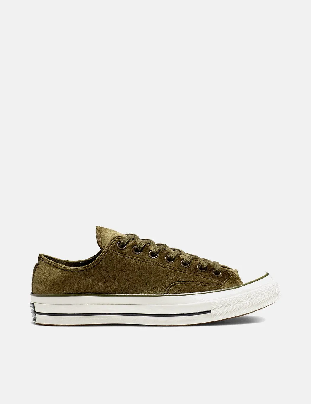 Converse 70's Chuck Taylor Low 165178C (Velvet) - Surplus Green/Egret/Black