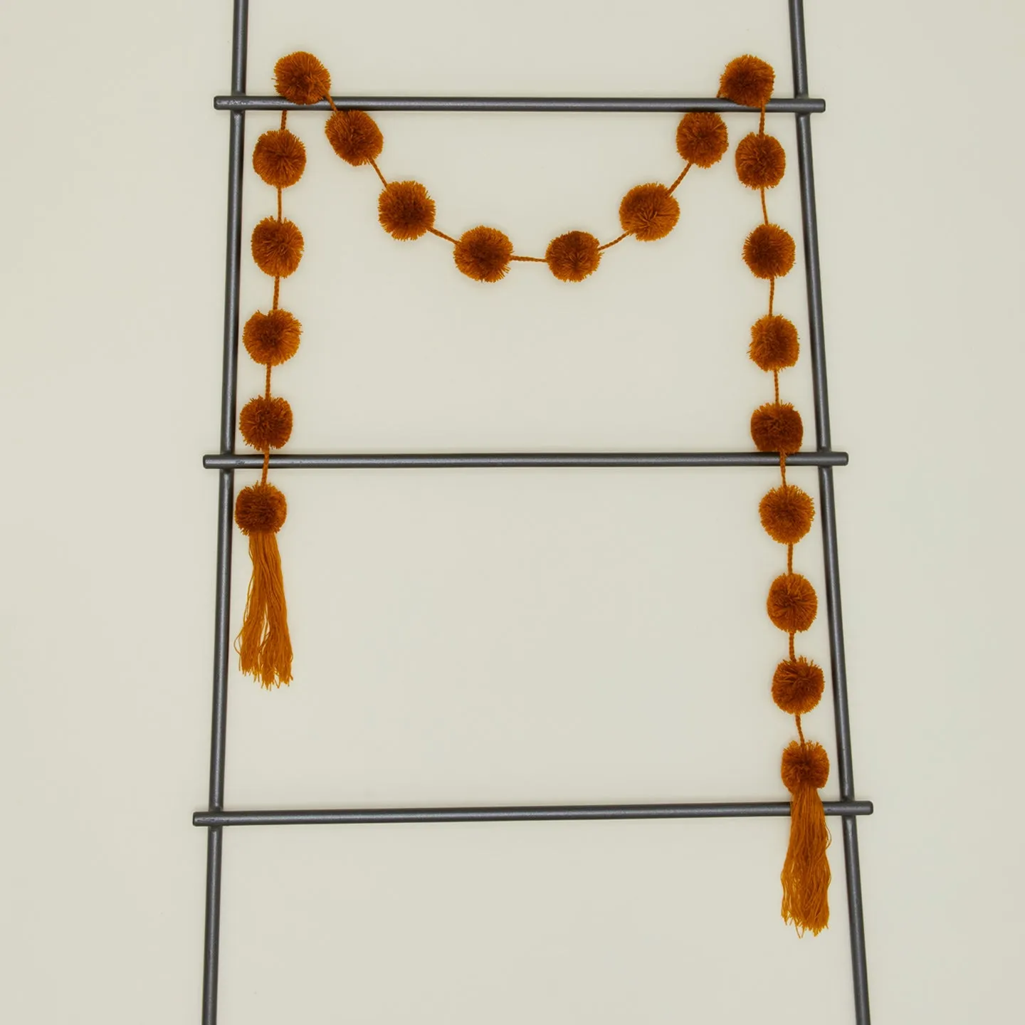 Cotton Pom Pom Garland - Bronze
