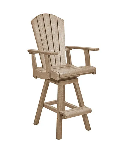 CRP -Swivel Pub Arm Chair -Blue