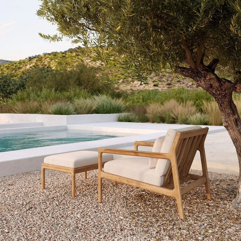 Ethnicraft Teak Jack Outdoor Lounge Chair
