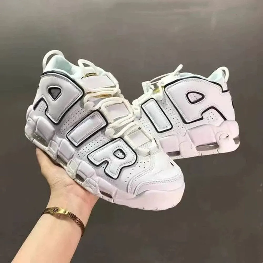Giant Air Panda Liquid Silver Running Air Cushion Thick Sole Sports Men's Shoe Basketball Women's Shoe