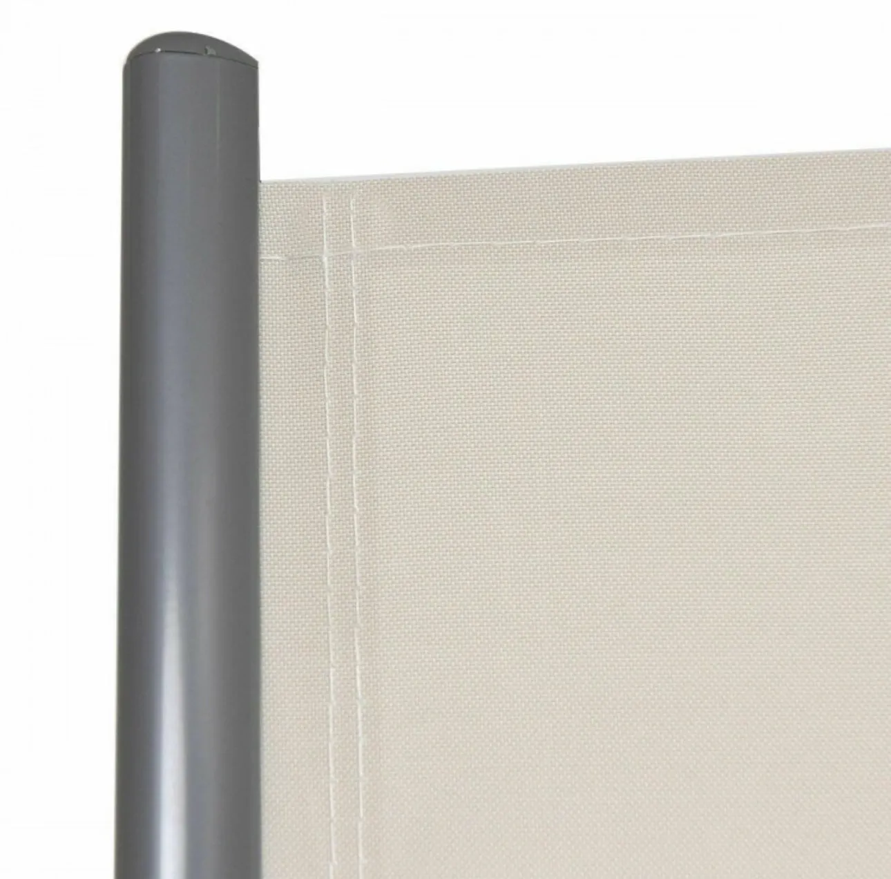 Heavy Duty Elegant Patio Retractable Double Folding Side Awning Screen Divider 237x71 inch