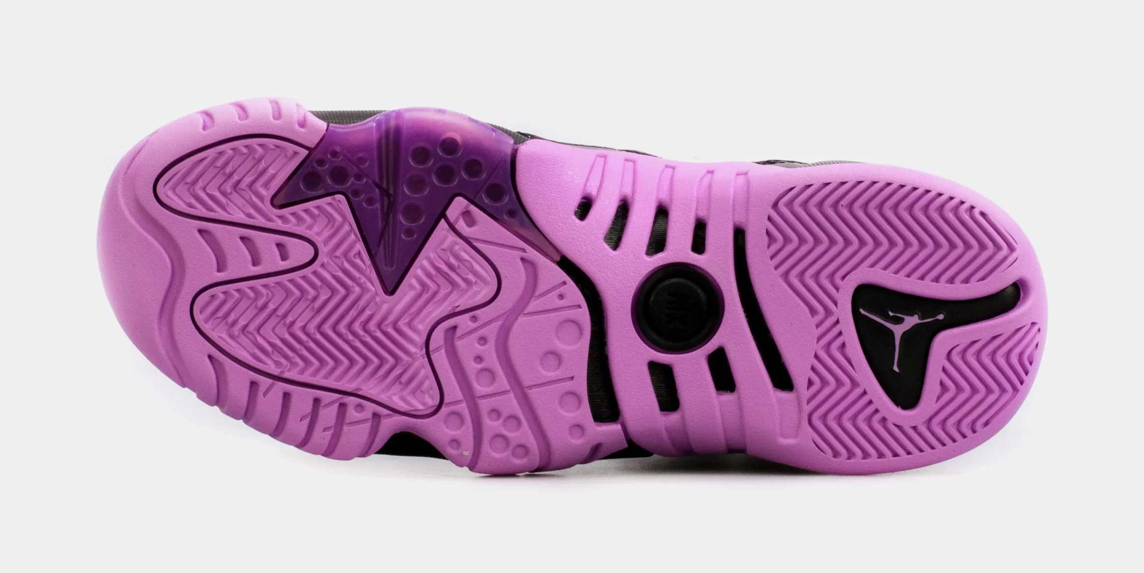 Jumpman Two Trey Barely Grape Grade School Lifestyle Shoes (Purple/White)