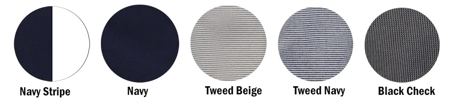 Noosa Indoor/Outdoor Bean Bag in Tweed Navy
