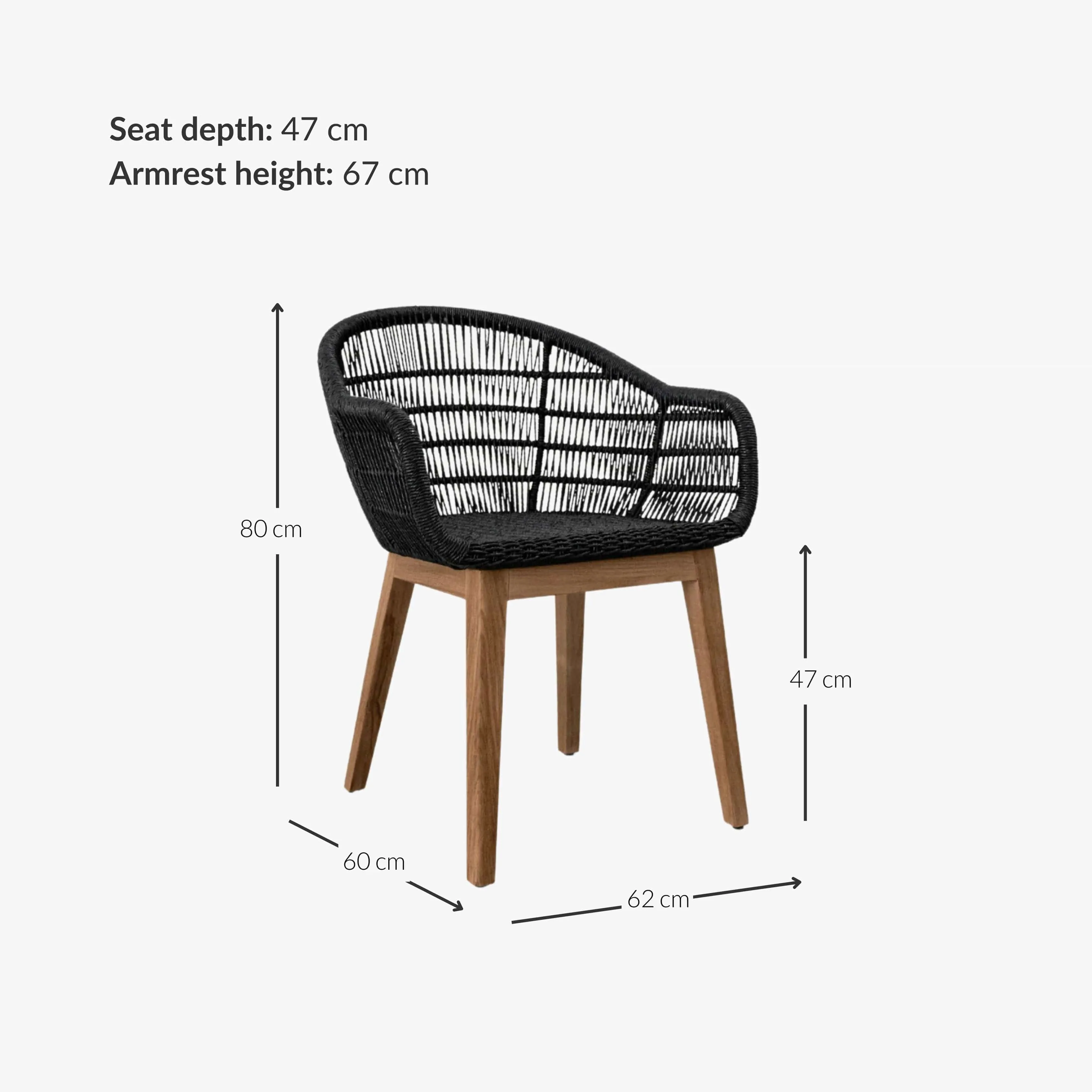 Organic Chair | Black