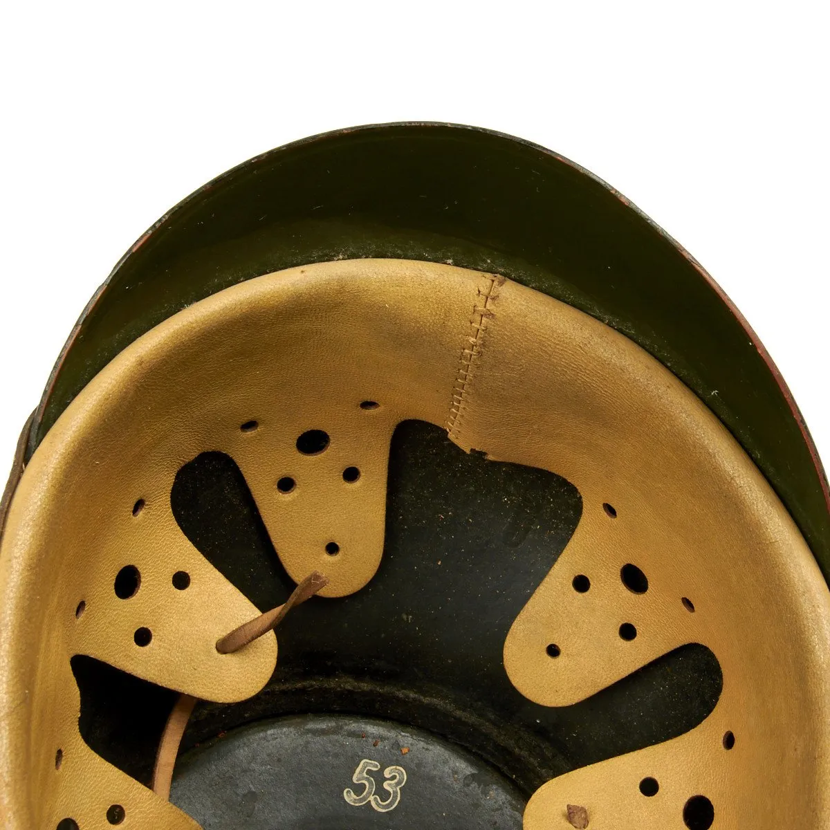 Original German WWII Robert Lubstein Rural Polizei Shako by Erel