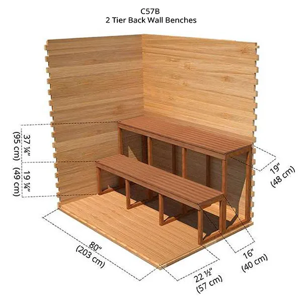 Outdoor Cabin Sauna 5 x 7