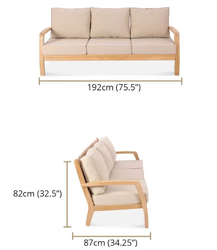 Vineyard Teak Sofa