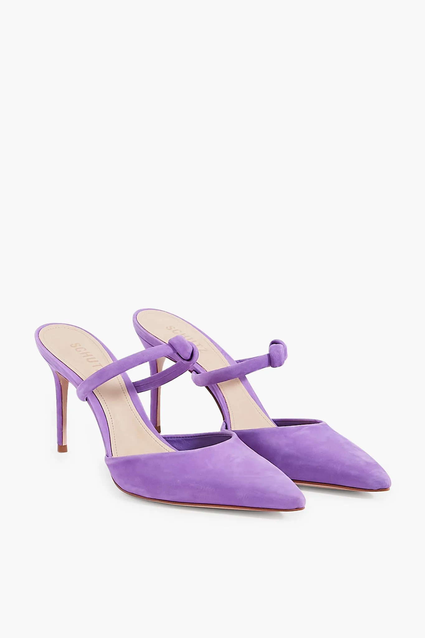 Violet Pearl Heels